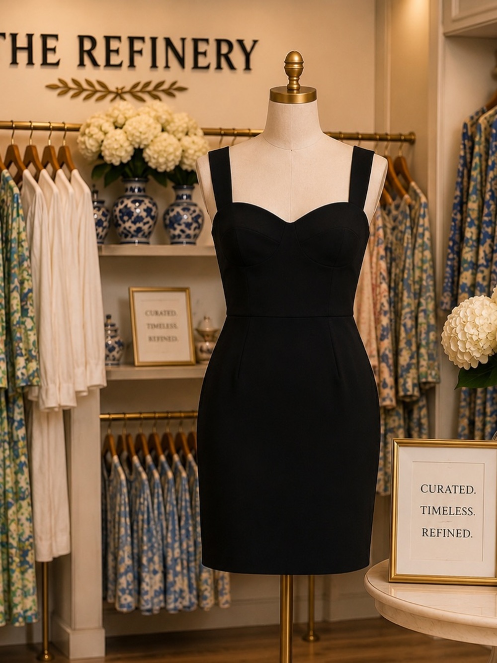 MILLY - Black Karen Dress NWT